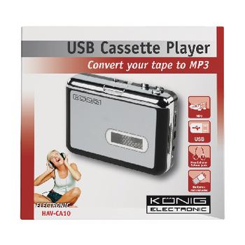 HAV-CA10 Draagbare usb cassette mp3 converter Verpakking foto
